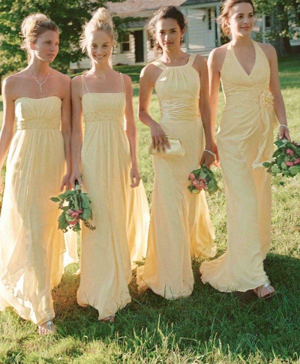 Bridesmaid Dresses In the Most Popular Wedding Colours of the Year
